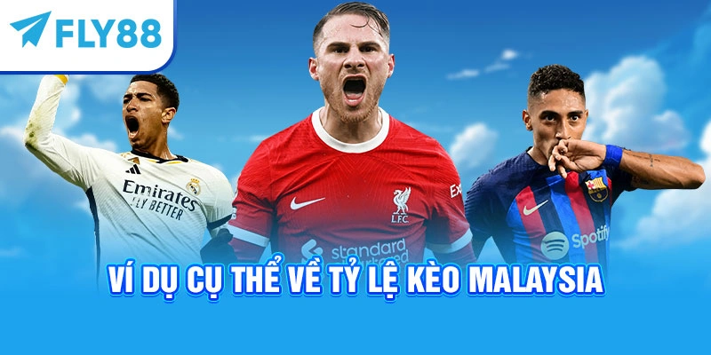 Ví dụ cụ thể về tỷ lệ kèo Malaysia